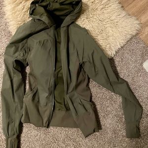 Green lululemon zip up